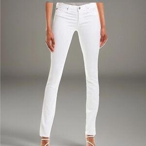 Adriano Goldschmied The Harper Essential Straight‎ White Jeans 30R